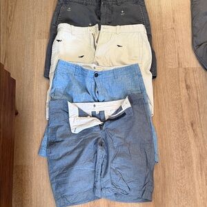 J. Crew Men's Shorts - Navy, Beige, Light Blue